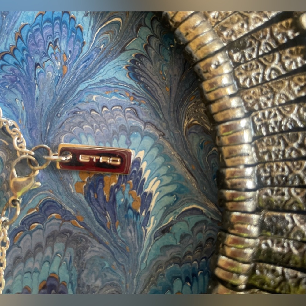 πHPπ Etro Middle Eastern Silver Coin Necklace NWOT - Picture 5 of 7